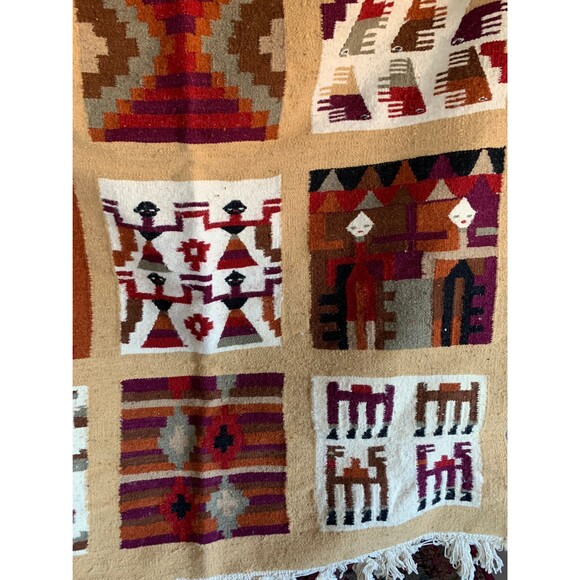 Vintage Mid-Century Tunisian Berber Rug/Tapestry - Picture 3 of 6